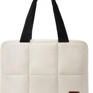 Women Laptop Bag Puffer Tote Waterproof Shock-Absorbent Gift-Ready